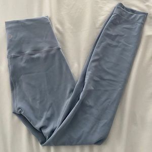 Lululemon wunder under leggings chambray